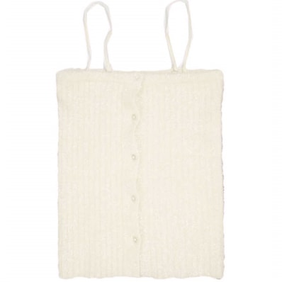 Ray BEAMS レイビームス 24AW ラメリブビスチェ 61-05-0368-529 ONE SIZE IVORY セーター ニット トップス g25418