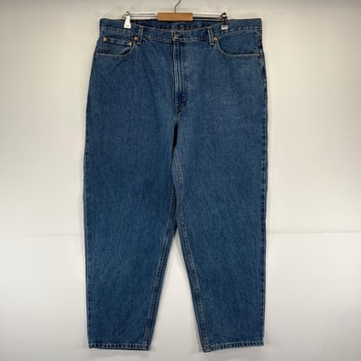 古着 リーバイス Levi's デニム パンツ 560 5ポケット テーパード バギー w44×L32 ブルー系 メンズ