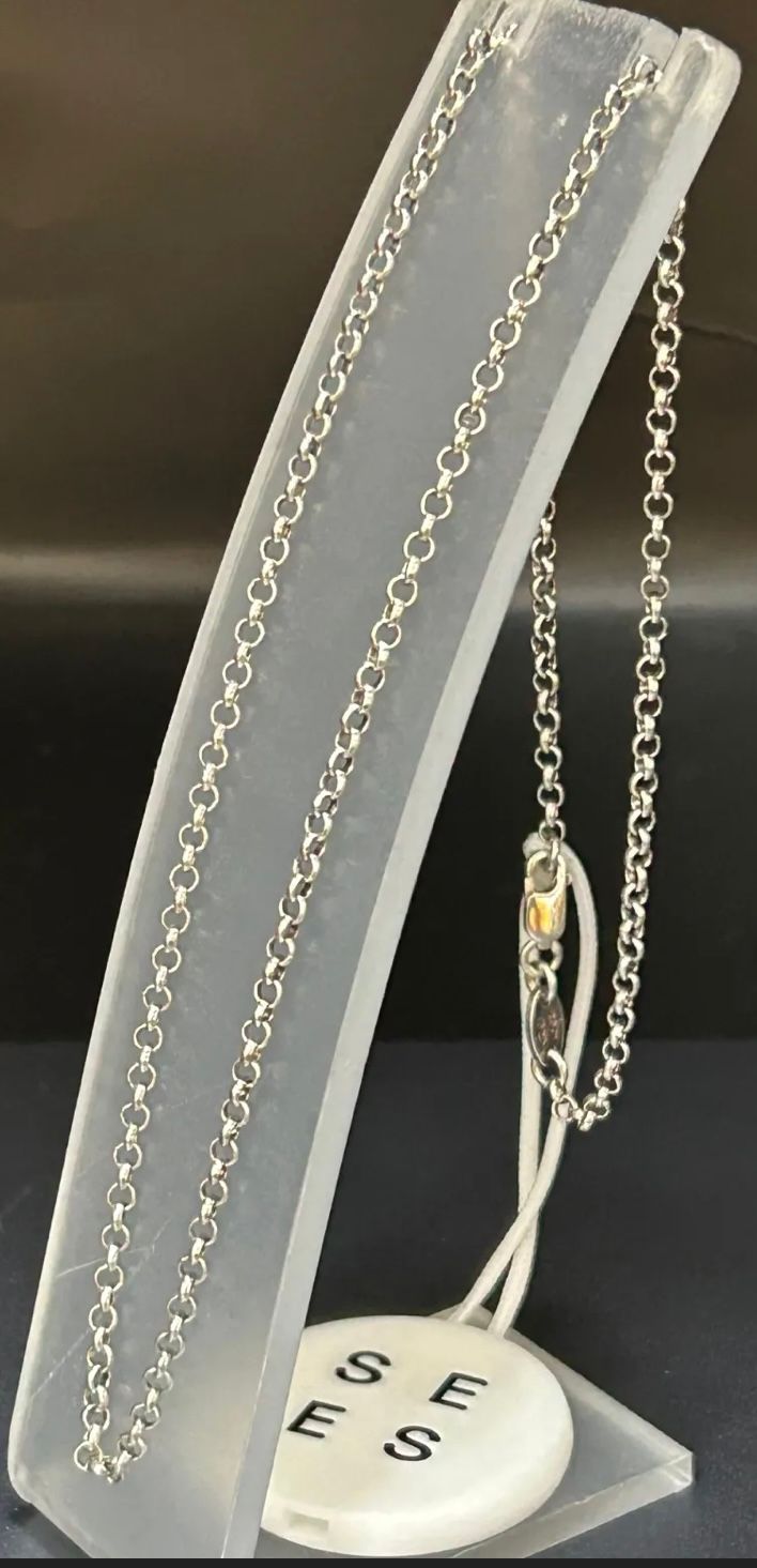 Chrome Hearts Roll Chain Necklace "Silver"