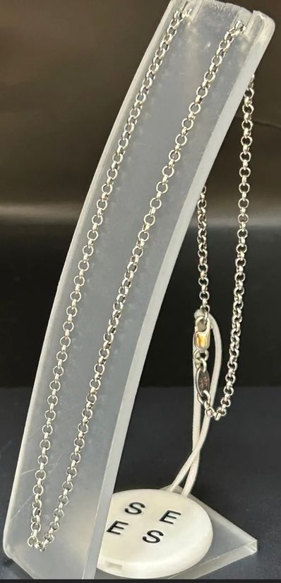 Chrome Hearts Roll Chain Necklace "Silver"