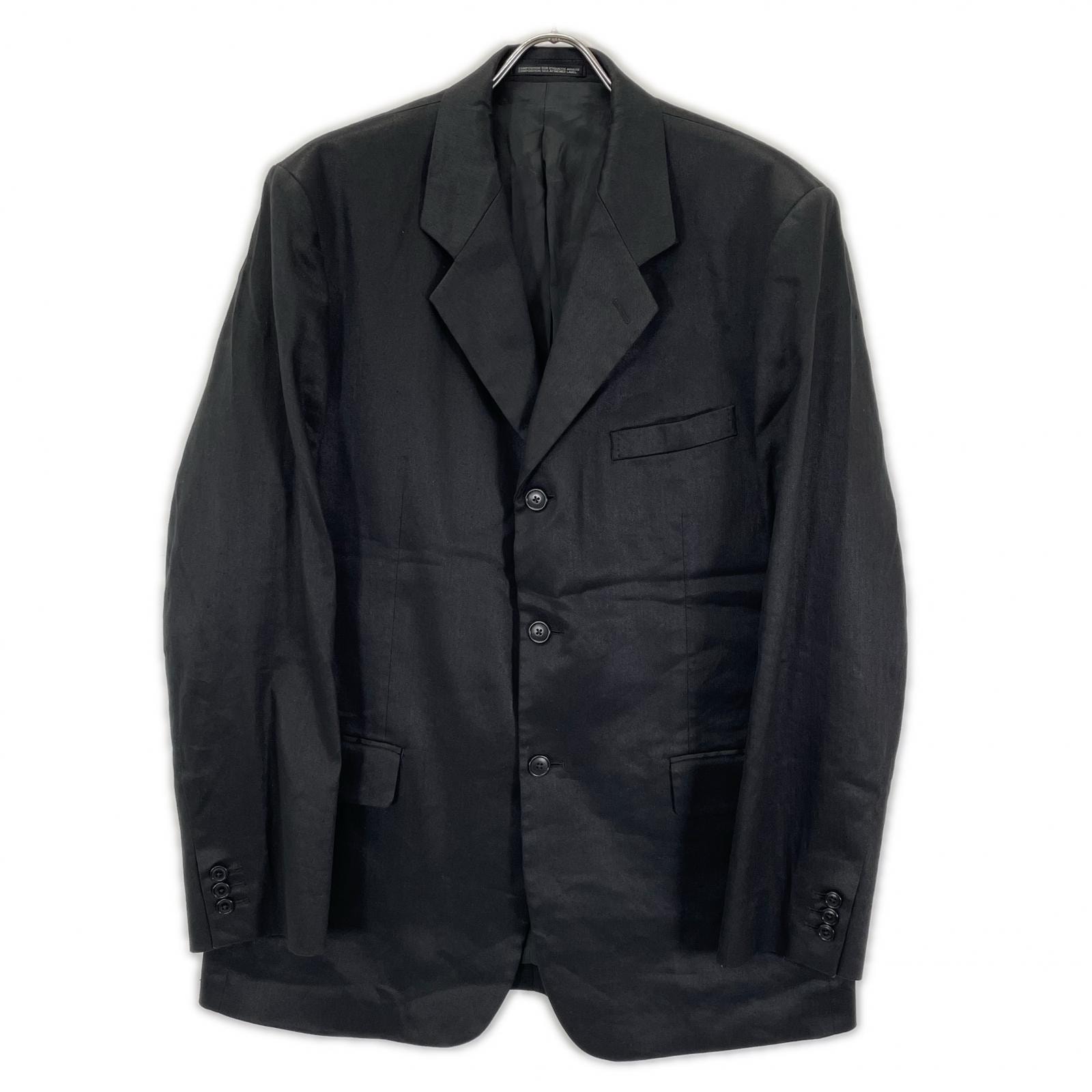 ワイズフォーメン MO-J90ー350 LINEN COTTON TWILL JACKET WITH 3B 3