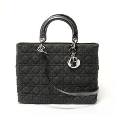 ディオール Dior レディディオール デニム 2way ハンドバッグ【中古】