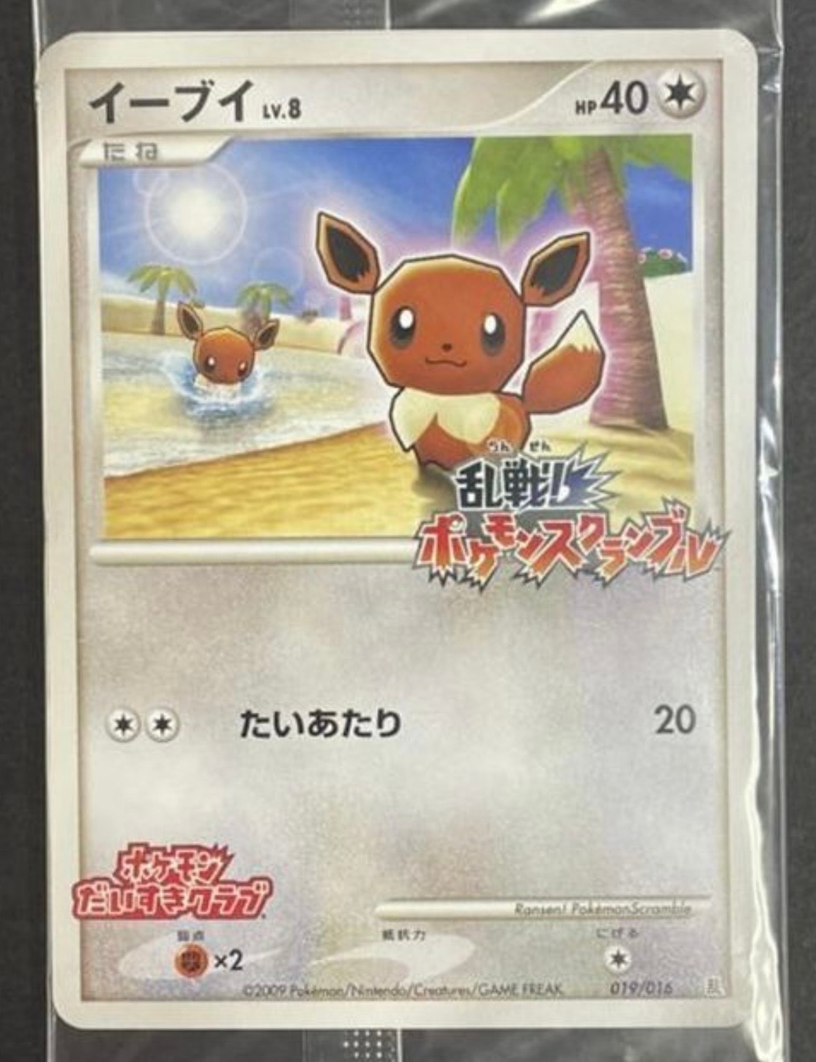 イーブイ: プロモ[019/016](2009年 乱戦! ポケモンスクランブル)