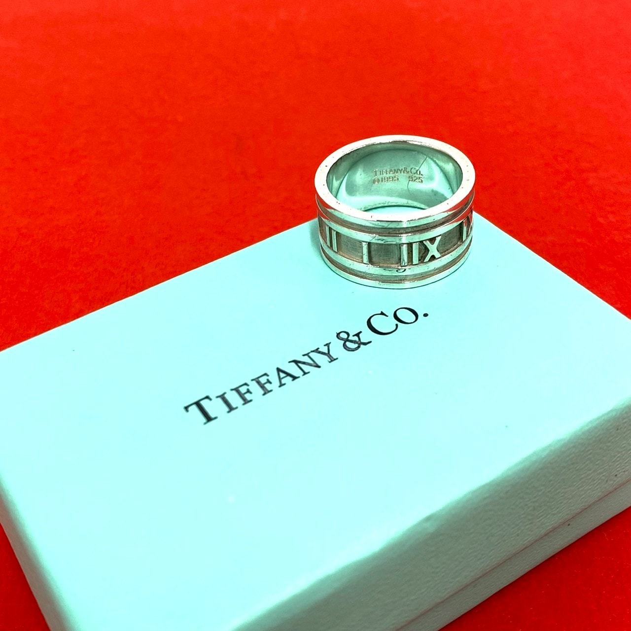 TIFFANY&Co. ティファニー ワイドアトラス シルバー925 リング・指輪 18号 シルバー
 33030