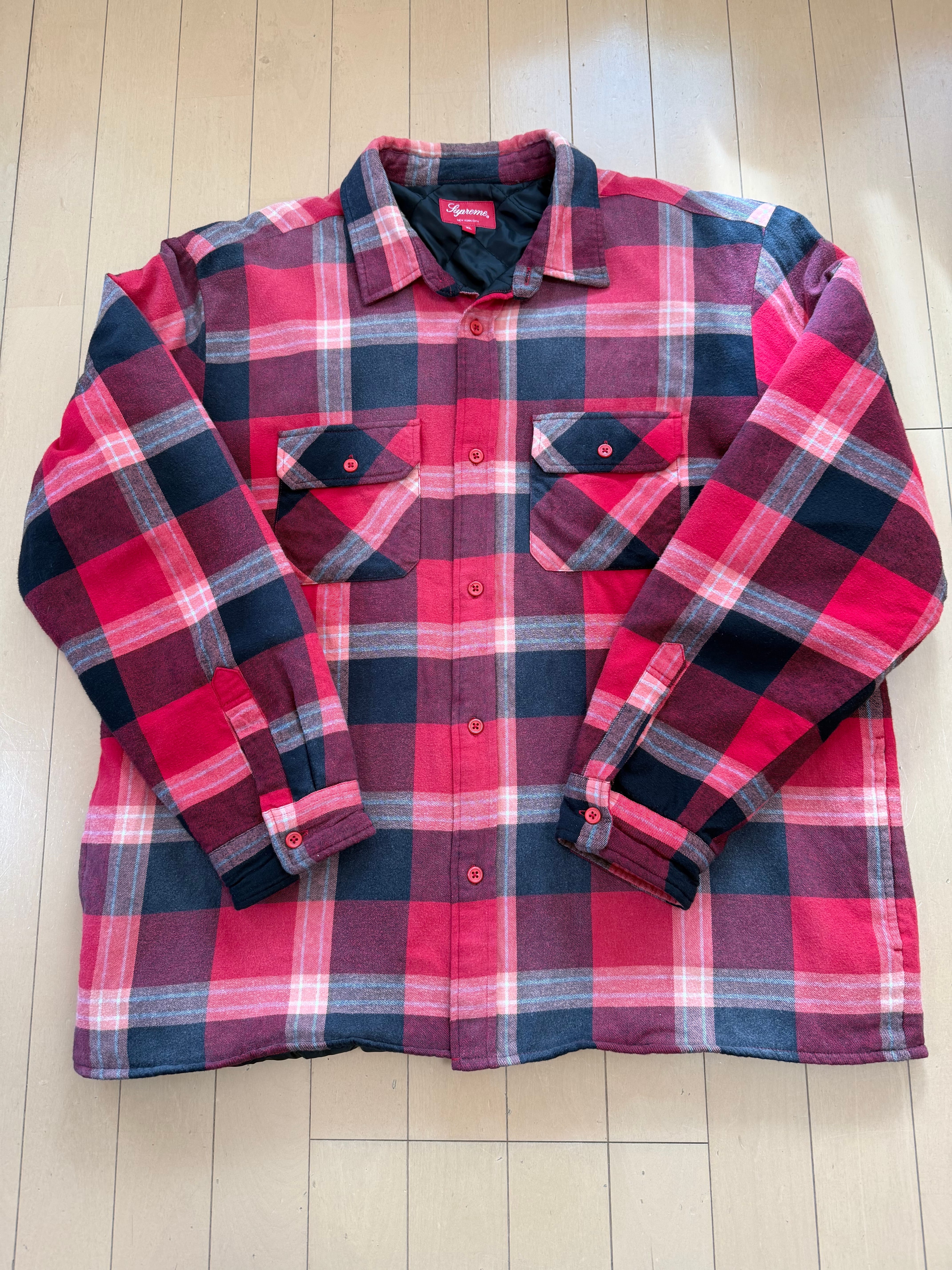 Supreme Quilted Flannel Shirt 