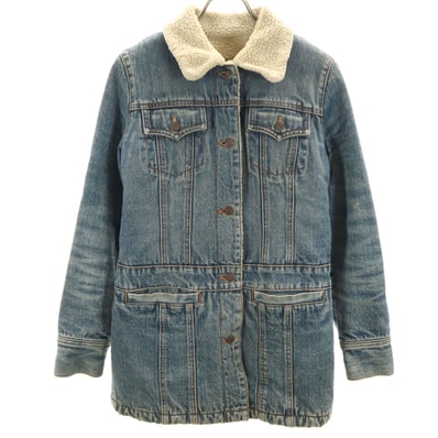 GAP ギャップ デニムジャケット S インディゴブルー 裏ボア