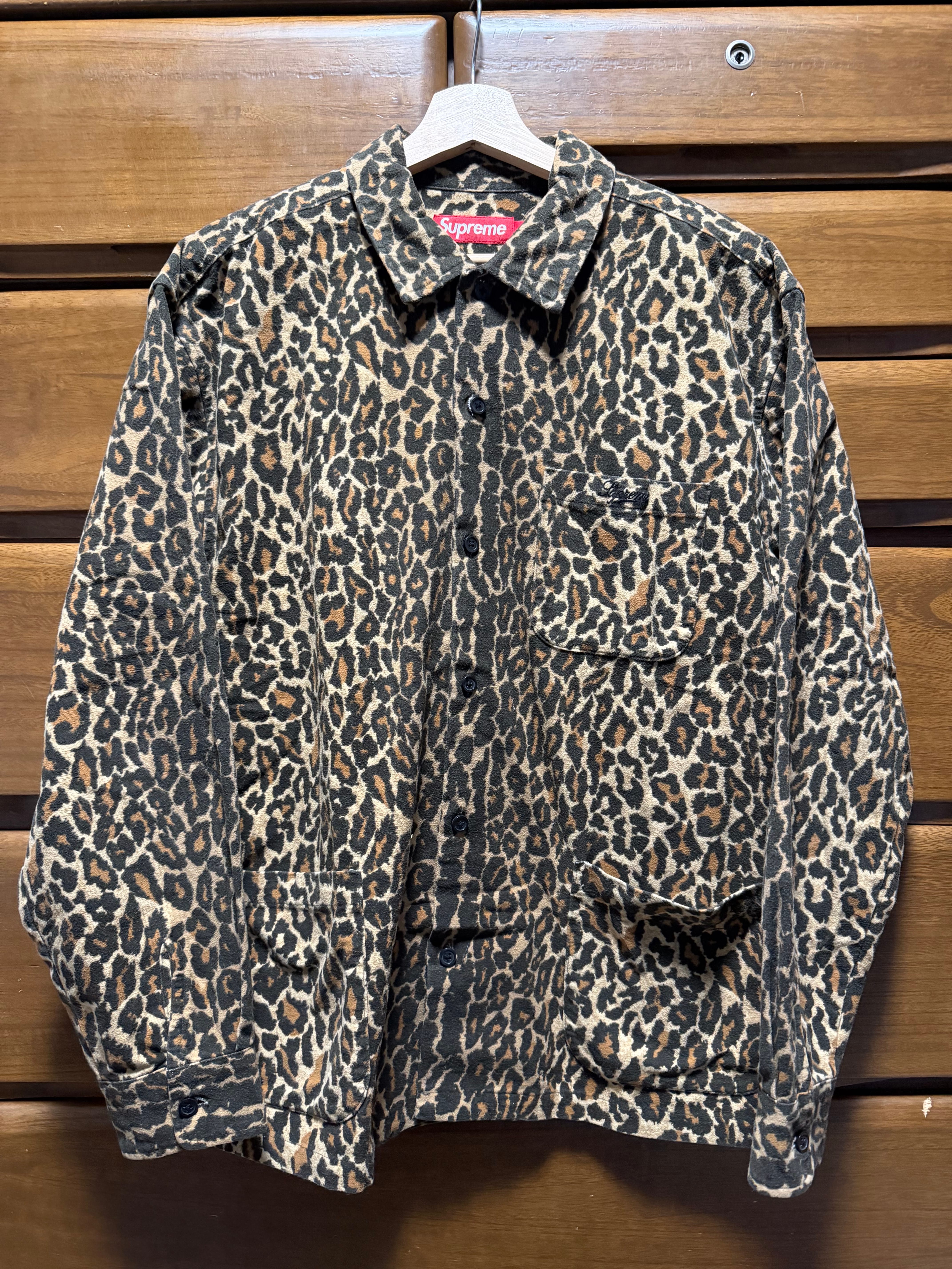 Supreme Flannel Pajama Shirt "Leopard"