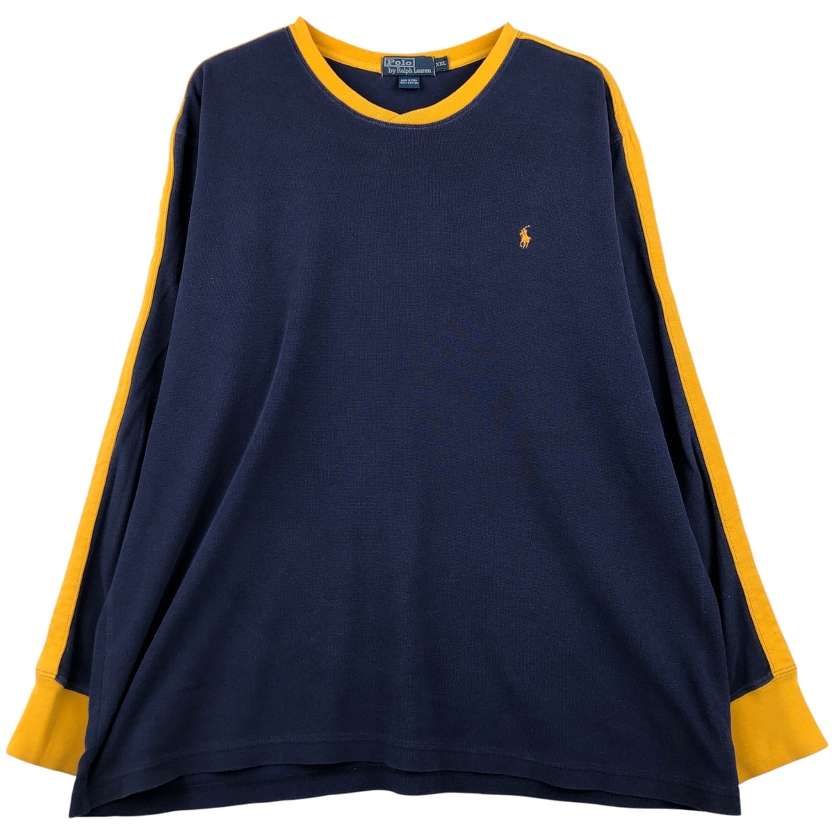 古着 ラルフローレン Ralph Lauren POLO by Ralph Lauren サーマルロングTシャツ メンズXXL相当/eaa608522