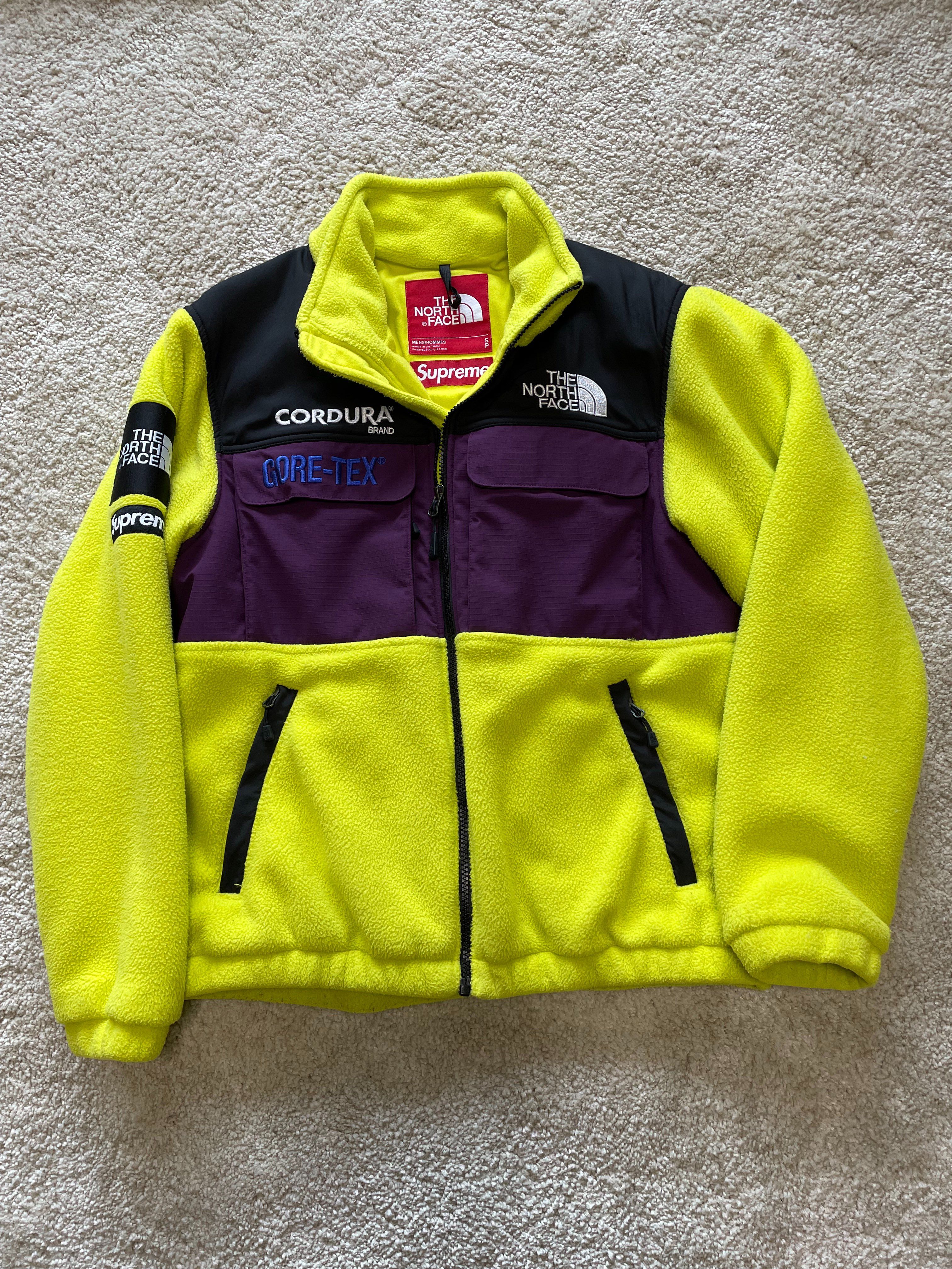 Supreme x The North Face Expedition Fleece Jacket "Yellow"