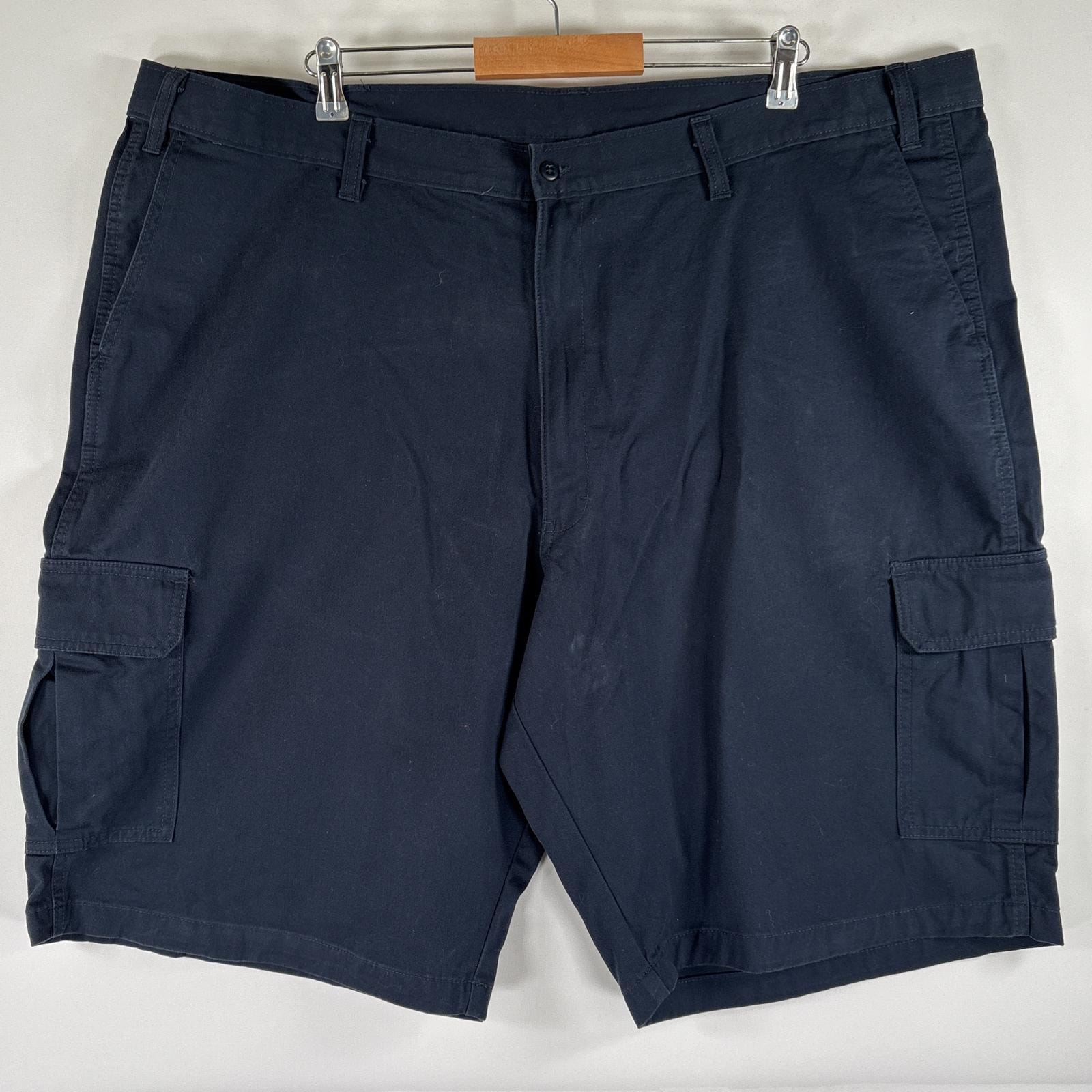 古着 ディッキーズ Dickies ショートパンツ 半ズボン ハーフパンツ 短パン ワンポイント カーゴ 大きいサイズ w48 ネイビー メンズ
