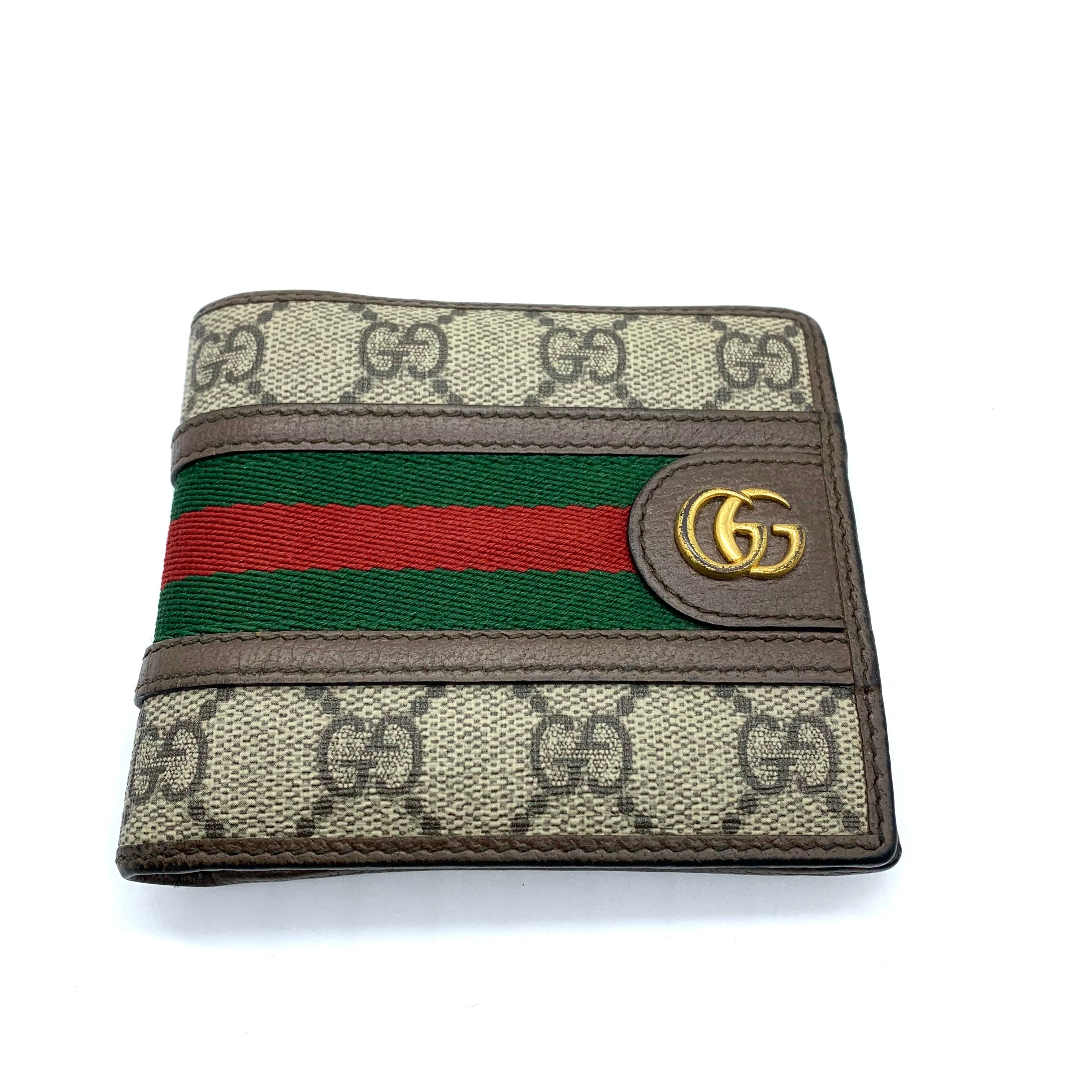 GUCCI Ophidia GG Coin Wallet "Beige/Ebony"