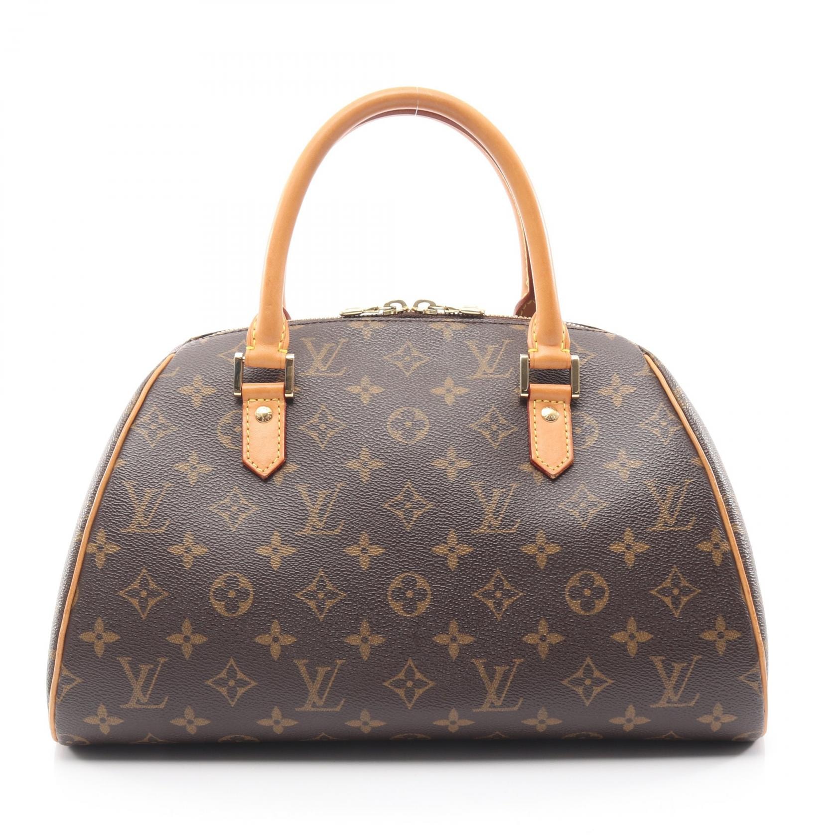 ルイ・ヴィトン LOUIS VUITTON リベラMM ハンドバッグ バッグ PVCコーティングキャンバス レザー モノグラム レディース ブラウン系 M50201 【中古】