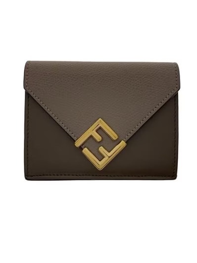 FENDI FF Diamonds Wallet "Green"
