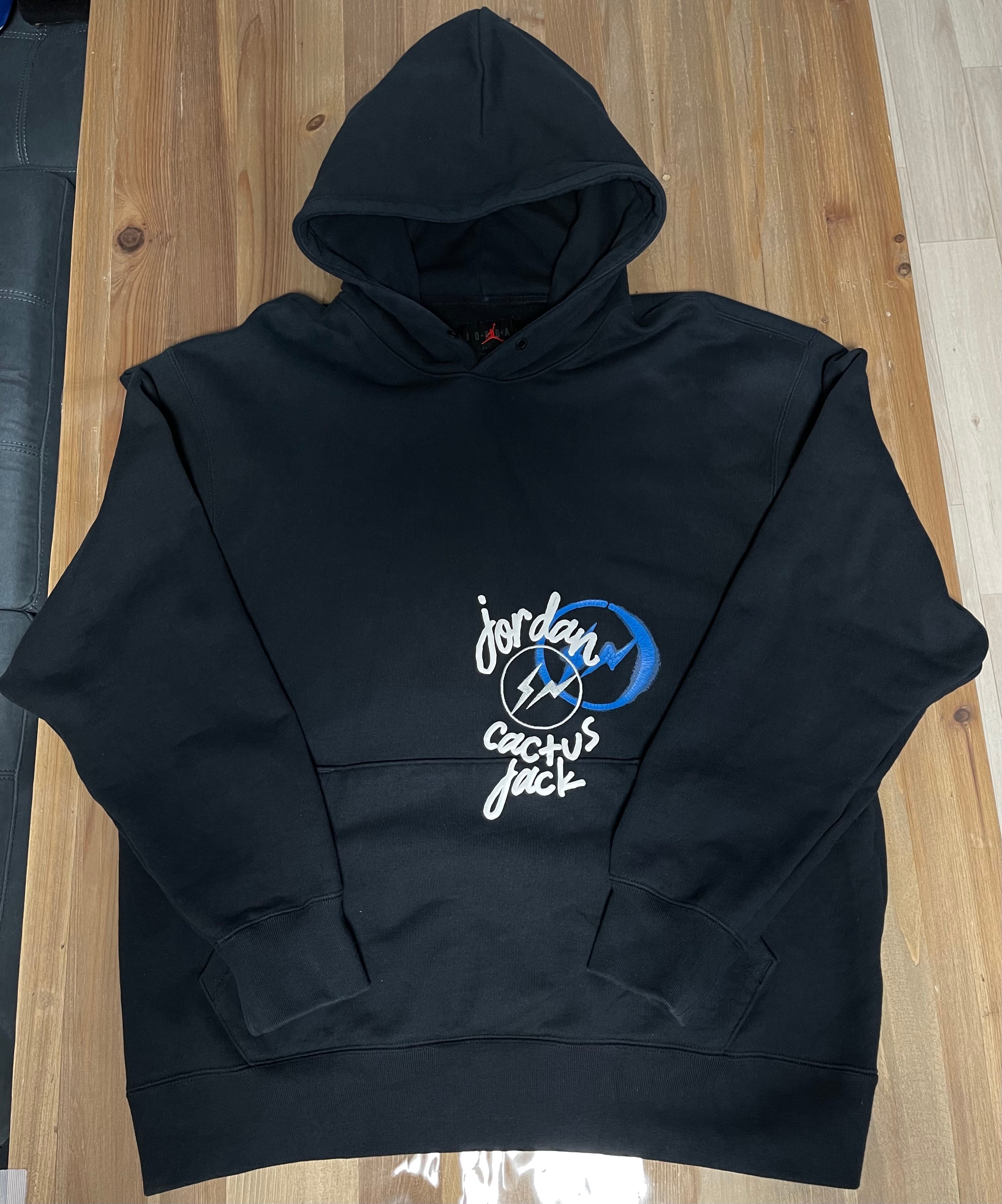Air Jordan Travis Scott  Fragment Hoodie "Black"