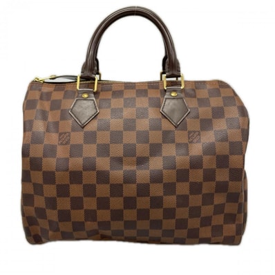 LOUIS VUITTON ルイヴィトン ハンドバッグ ダミエ・エベヌ スピーディ30 N41531 ダミエキャンバス ブラウン 茶 ゴールド金具 レディース【中古品】