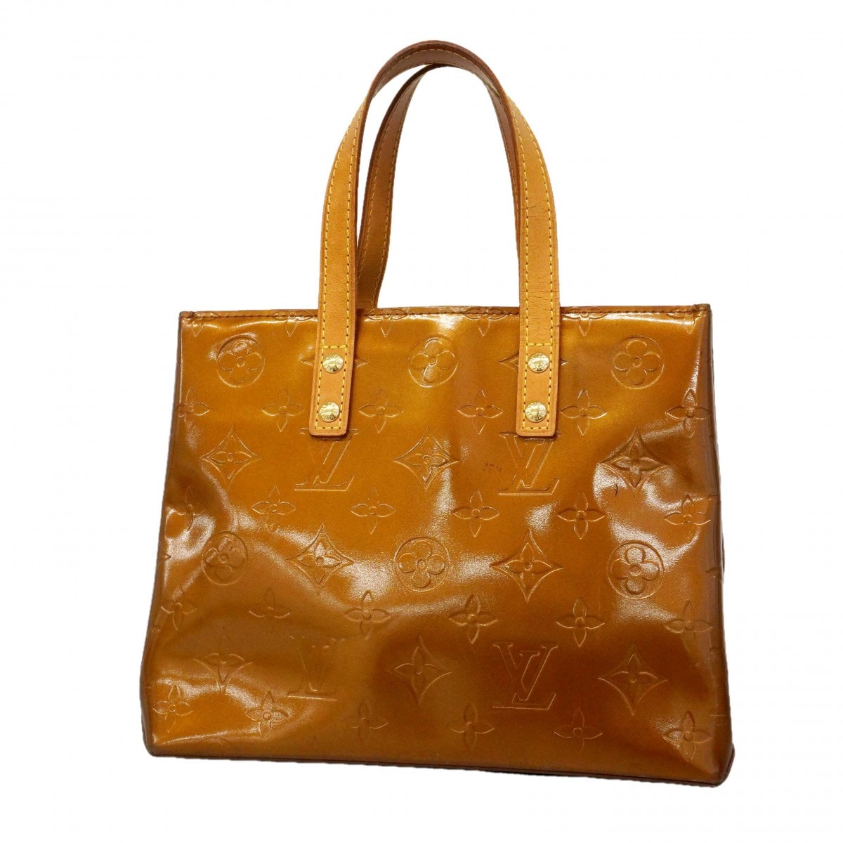 ★SALE【6dc2346】ルイヴィトン ハンドバッグ ヴェルニ リードPM M91146 ブロンズ【中古】レディース