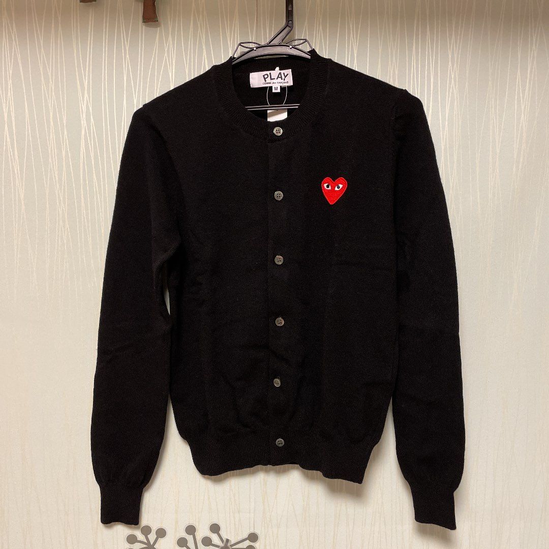 COMME des GARCONS  Play ハートロゴカーディガン