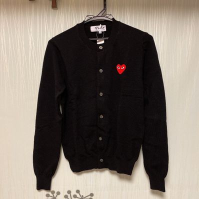 COMME des GARCONS Play ハートロゴカーディガン