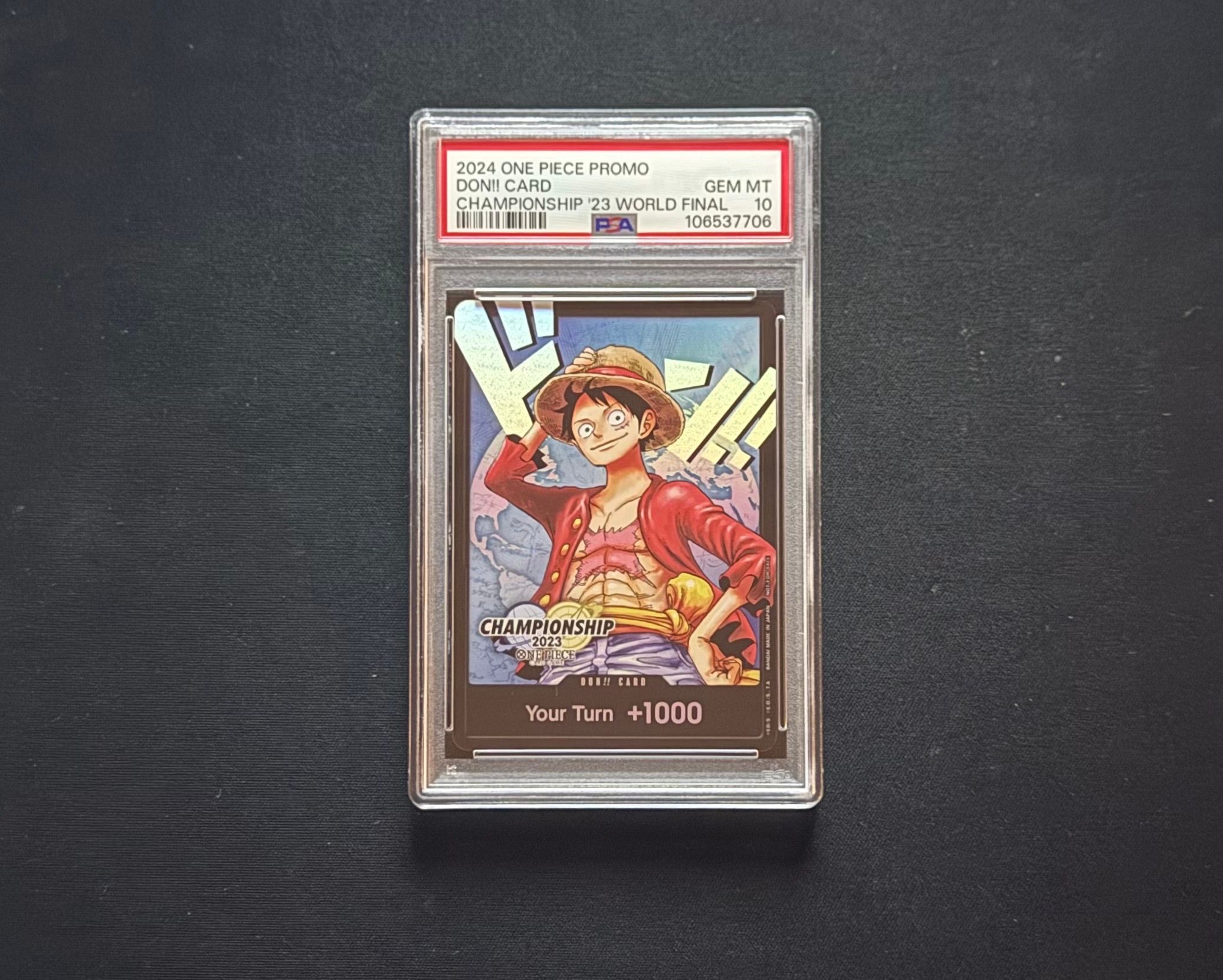 ドン!!カード : モンキー・D・ルフィ 【英語版】(チャンピオンシップ2023 ワールドファイナル記念品)