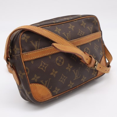 LOUIS VUITTON ルイ・ヴィトン モノグラム トロカデロ23 M51276 ショルダーバッグ ブラウン コーティングキャンバス レザー レディース
