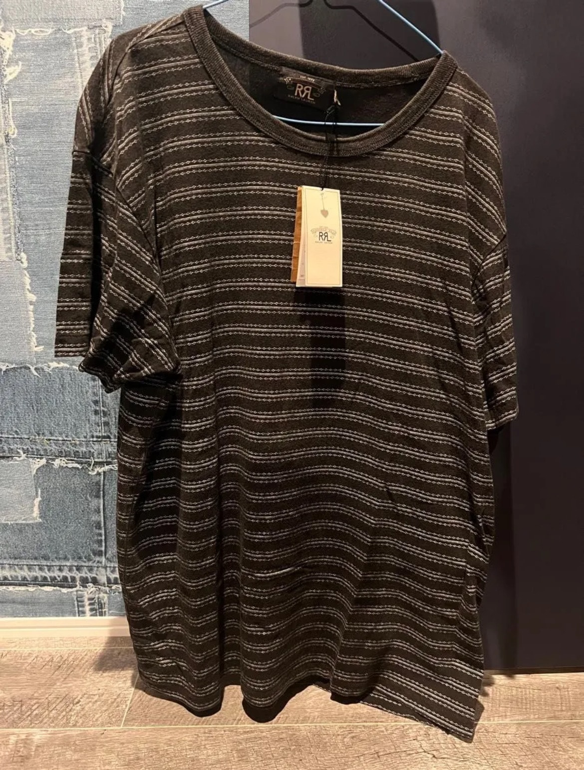 RRL/ダブルアールエル/Tシャツ/新品未使用/XL/アメカジ/New York/ニューヨーク/ブラック/クルーネック/XL/NY/ラルフローレン/RALPH LAUREN