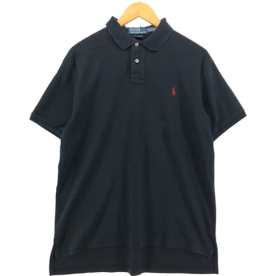 古着 ラルフローレン Ralph Lauren POLO by Ralph Lauren CUSTOM FIT 半袖 ポロシャツ メンズL相当/eaa544015
