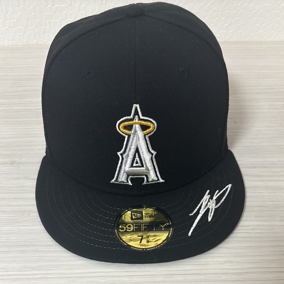 ニューエラ x 大谷翔平 59フィフティ アメリカン リーグ MVP & ホームランリーダー ロサンゼルス・エンゼルス ブラック x ホワイト "ブラック"