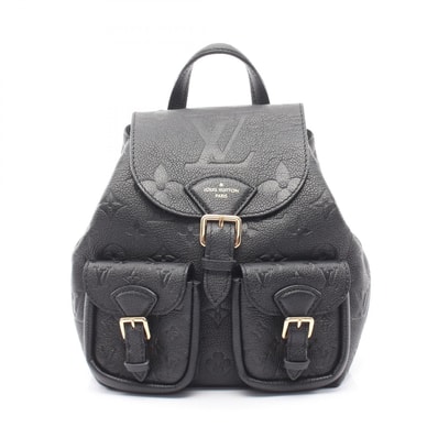 ルイ・ヴィトン LOUIS VUITTON バックアップ モノグラムアンプラント ノワール リュックサック バックパック バッグ レザー レディース ブラック系 M47072 【中古】