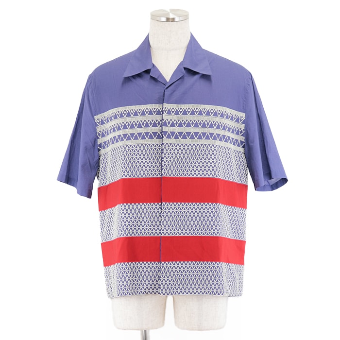 美品 ルイ・ヴィトン 半袖シャツ メンズ マルチカラー M LOUIS VUITTON