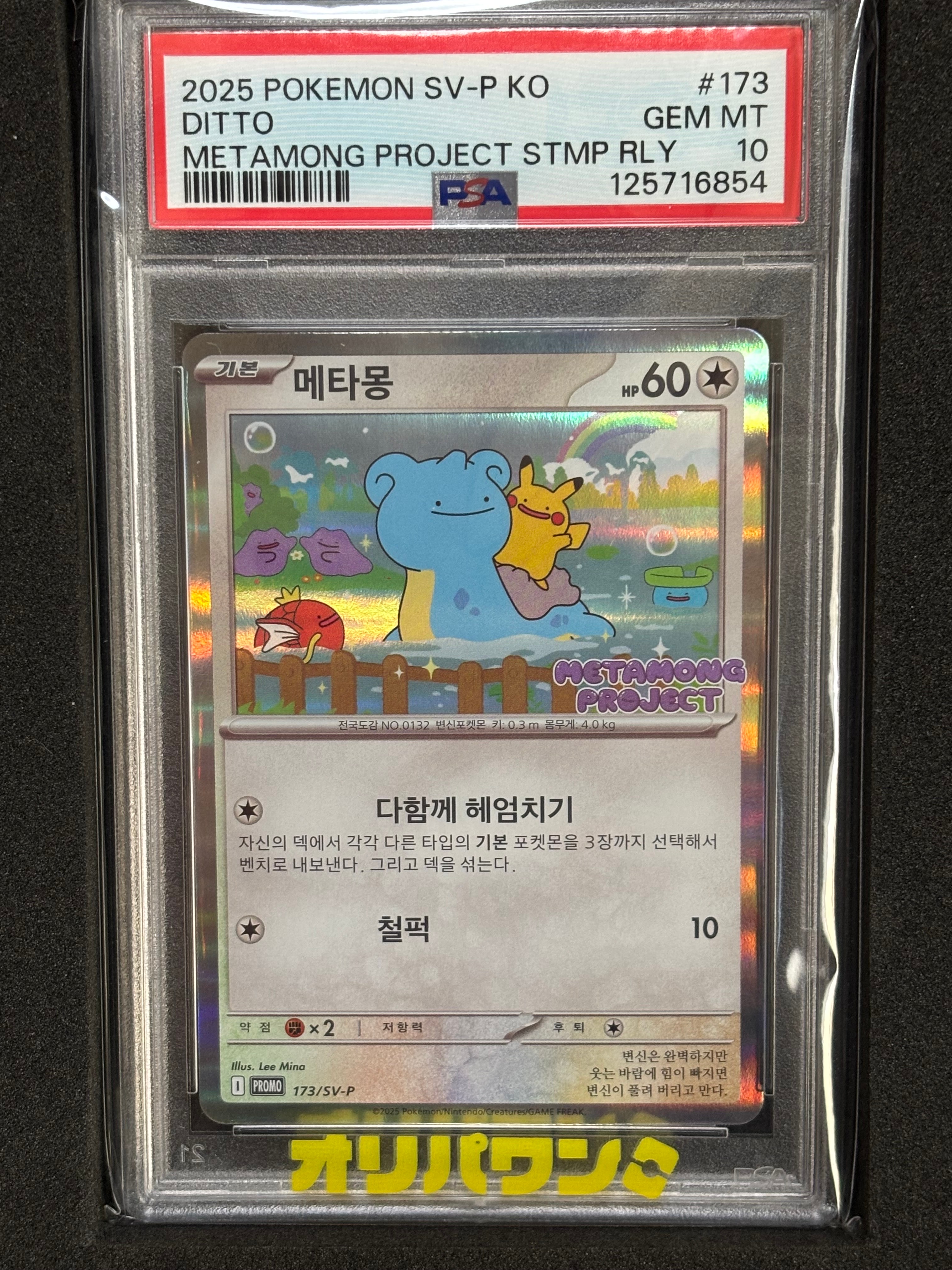 メタモン P [SV-P 173]【韓国語版】(ポケモンタウン2025 with ロッテ