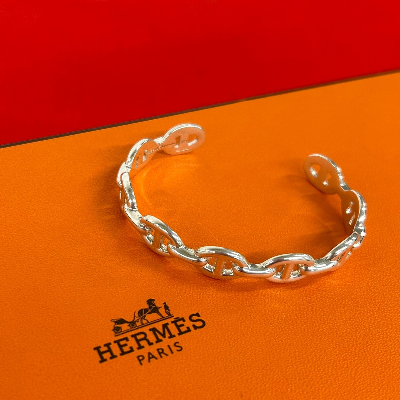 HERMES エルメス アンシェネ バングル シルバー925 バングル シルバー
 29628