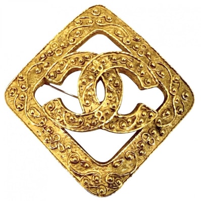 CHANEL シャネル ブローチ ココマーク アクセサリー ヴィンテージ GP 94A ゴールド レディース 約27.1g 1994年【中古品】