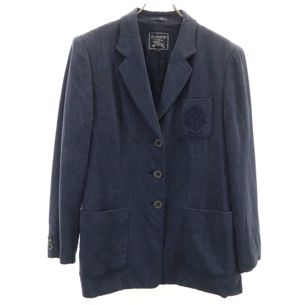 Burberrys バーバリーズ 90s オールド テーラードジャケット 11 ネイビー
