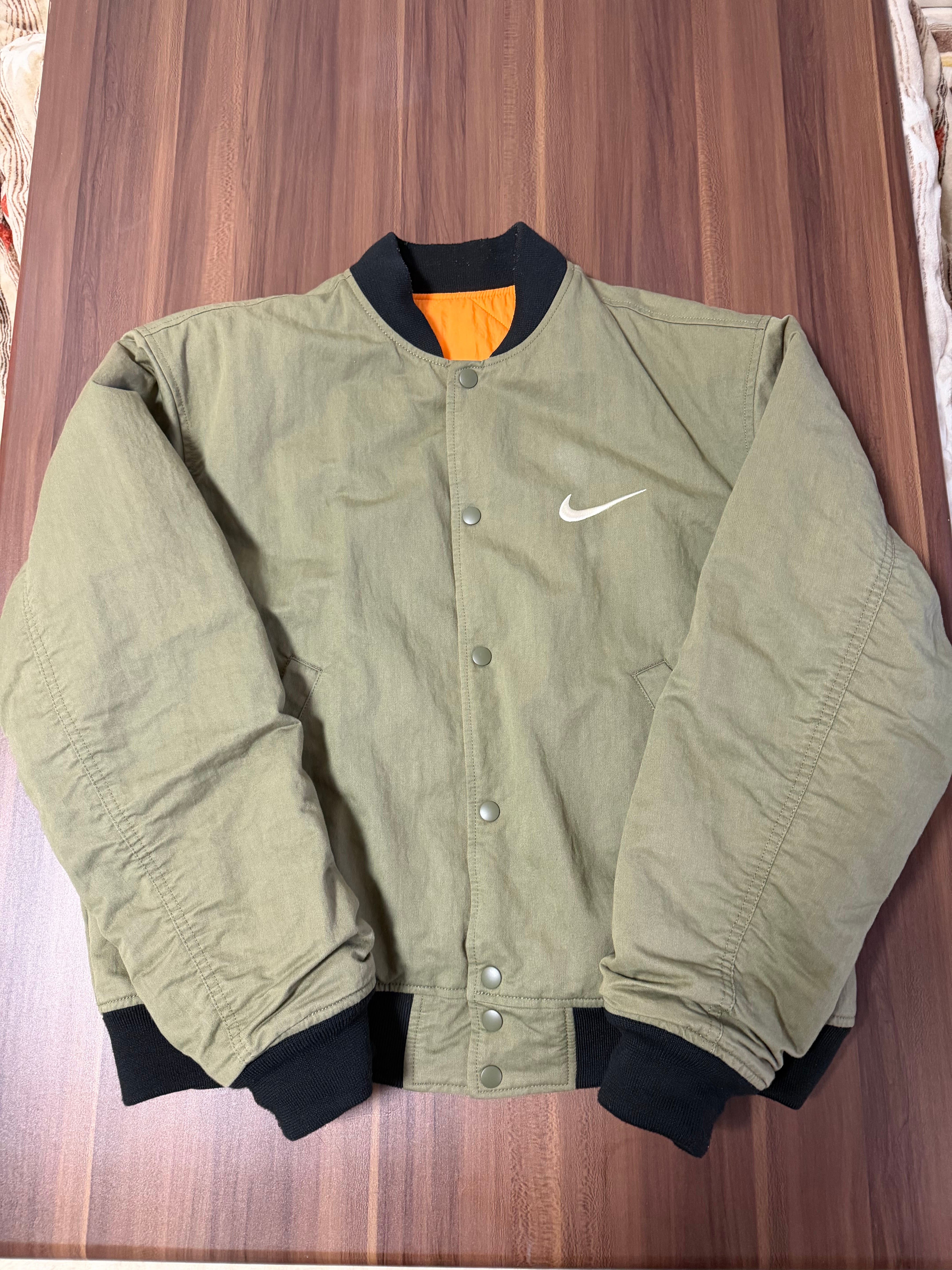 Nike x Stussy Reversible Jacket "Olive"