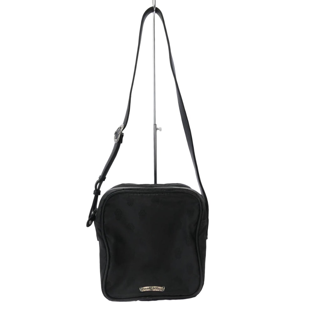 クロムハーツ ホースシュージップ ナイロン ガンスリンガー ショルダーバッグ "ブラック"