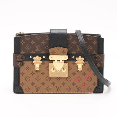 ■極美品 ルイヴィトン モノグラム リバース トランククラッチM43596
