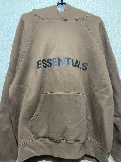 FEAR OF GOD ESSENTIALS / SSENSE 3D Silicon Applique Pullover Hoodie "Rain Drum"