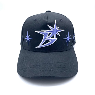 BoTT B Logo Sparkle Structured 5-Panel Cap "Black"
