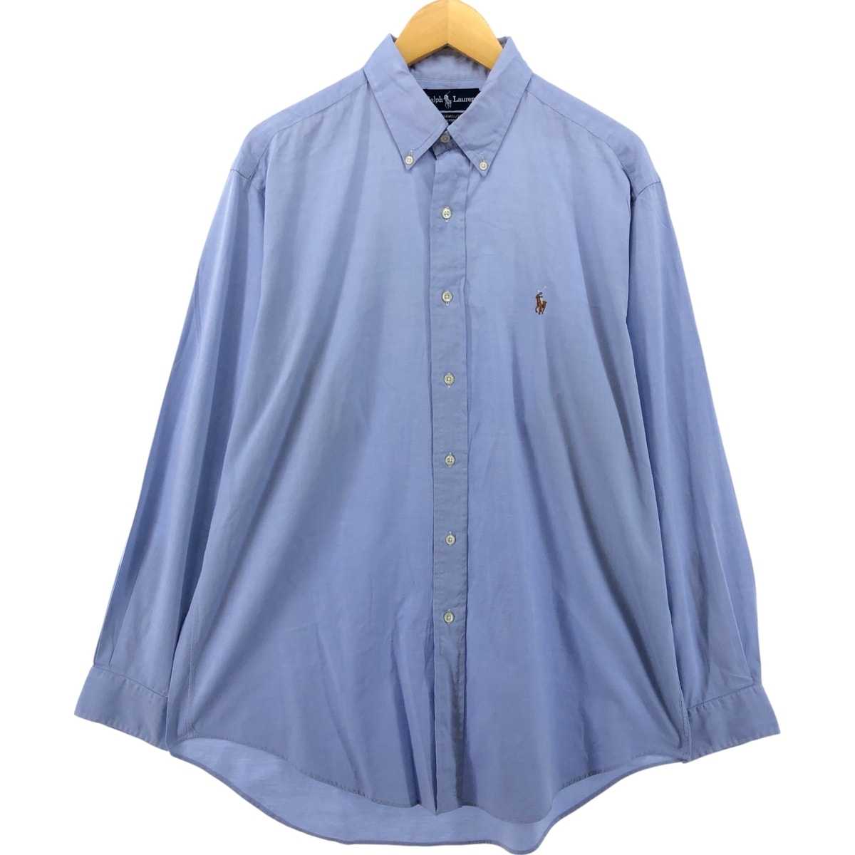 古着 ラルフローレン Ralph Lauren YARMOUTH 長袖 ボタンダウンシャツ メンズL相当/eaa551012