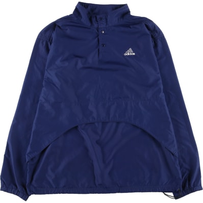 古着 90年代 アディダス adidas ハーフスナップ ウォームアッププルオーバー メンズL相当 ヴィンテージ/eaa544562