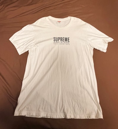Supreme Paris Tee "White"