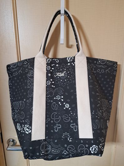 Kith Paisley Tote Bag "Black"