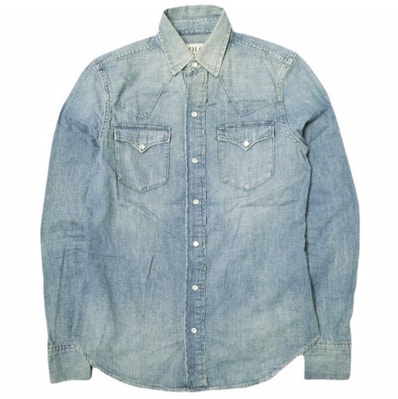 DENIM&SUPPLY デニムアンドサプライ デニムウエスタンシャツ XS Indigo Ralph Lauren ラルフローレン 長袖 トップス g22852