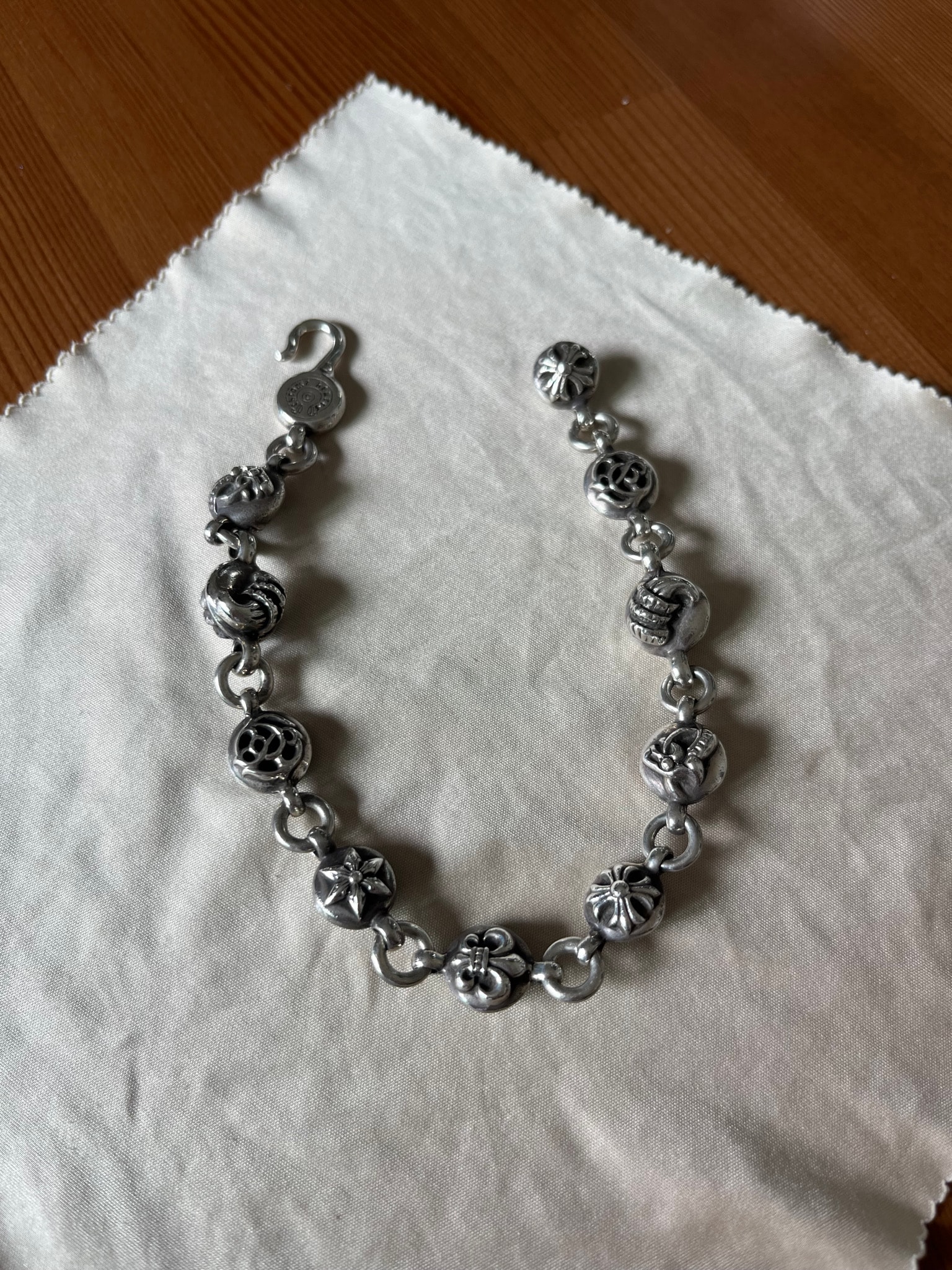 Chrome Hearts #2 Multi Ball Bracelet "Silver"