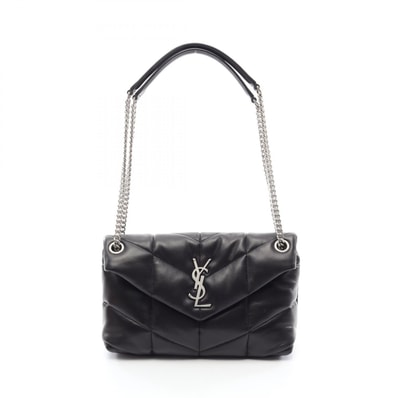 サンローランパリ SAINT LAURENT PARIS ルル パファー ショルダーバッグ バッグ レザー レディース ブラック系 5774761EL001000 【新品】