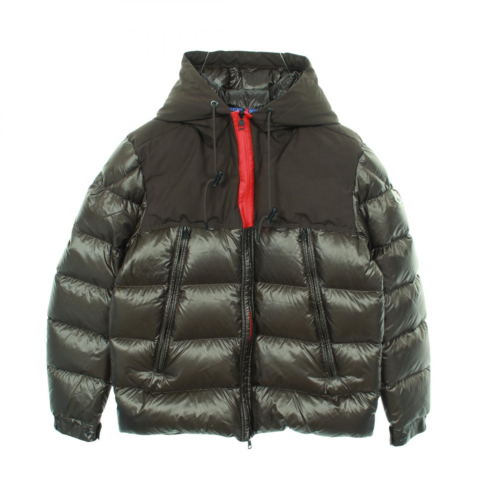 モンクレール MONCLER EYMERIC ダウンジャケット 衣料品 アウター ナイロン メンズ カーキ系 【中古】