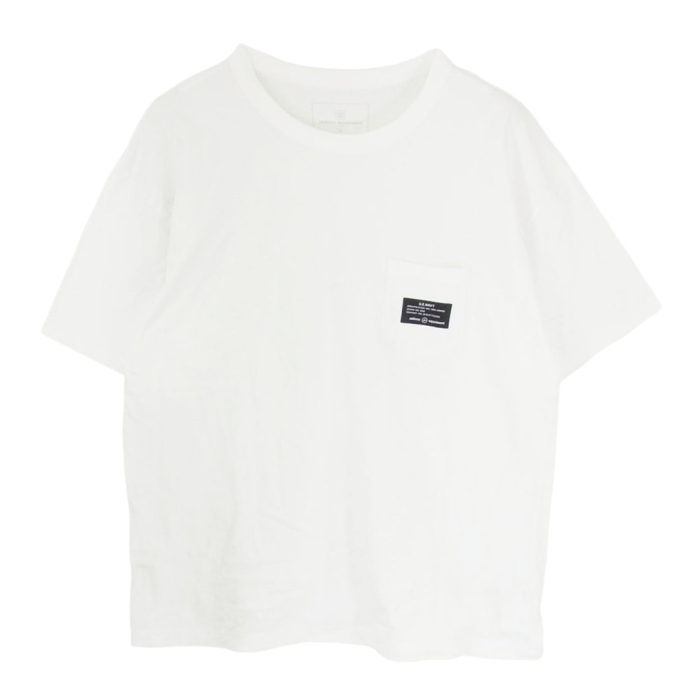 uniform experiment ユニフォームエクスペリメント Tシャツ 20SS UE-200071 MIL POCKET TEE ユニフォームエクスペリメント ミル ポケット 半袖 Tシャツ ホワイト系 4【中古】
