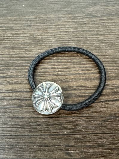 Chrome Hearts Hair Band # 2 Cross Bracelet "Black"