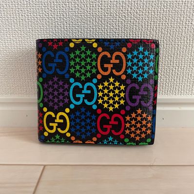 GUCCI GG Psychedelic Coin Wallet