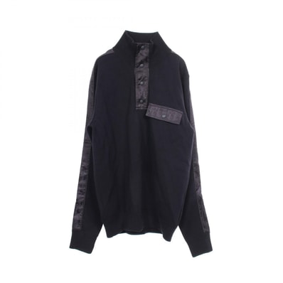ディオール Dior オブリーク ハイネック ニット 衣料品 トップス ウール メンズ ネイビー系 【中古】